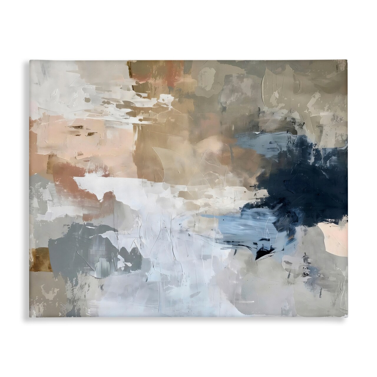Stupell Industries Abstract Earthy Brushstrokes Canvas By LSR Creative Studio